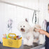 Dog Storage Organizer for Grooming Supplies,Portable Caddy Organizer for Pet Stuff,Divided Storage Bin for Dog Cat