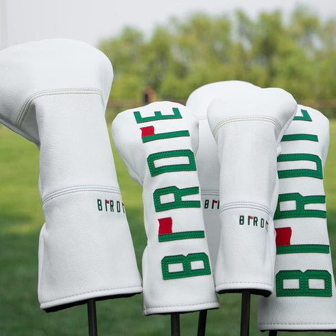 Golf Headcovers for Driver, Fairway, Hybrid, Blade, Mallet Putter Cover, Premium Leather Waterproof Design