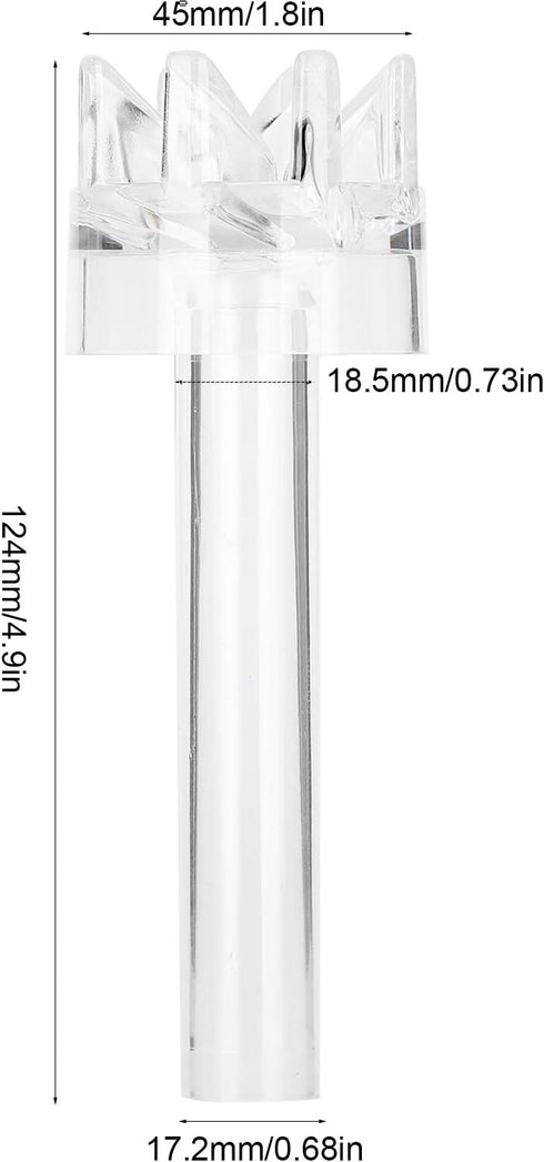 GLOGLOW Aquarium Surface Skimmer, Fish Surface Oil Skimmer Tube Protein Oil Skimmer Set Portable Degreasing Film Basket for Aquarium Fish Aquatic Plant