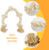 Bmag Heavy Duty Dog Rope Toys for Aggressive Chewers, Indestructible Natural Cotton Rope with 5 Knots
