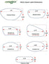 Standard 250 Label Roll, Universal Irons