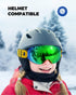OMID Kids Ski Goggles - Anti-fog UV Protection Snowboard Goggles for Boys and Girls