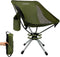 360 Swivel Folding Chair, Compact Portable Camping Chairs for Outdoor Travel Hunting