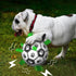 Dog Soccer Balls Toy with Bell Inside, Outdoor Interactive Toys for Tug of War, Puppy Birthday Gifts, Durable Squeaky