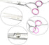 LILYS PET Professional Dog Grooming Scissors Suit, Cutting & Curved & Thinning Shears (6.0")