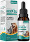 RiRywony Hemp Oil for Dogs & Cats, Pure Hemp Drops for Arthritis Pain, Anxiety Relief, Skin Health, Made in USA