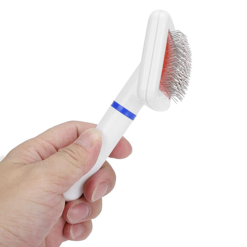 Self Cleaning Slicker Brush for Dogs Cats, Pet Deshedding Grooming Comb for Removing Mats and Loose Fur