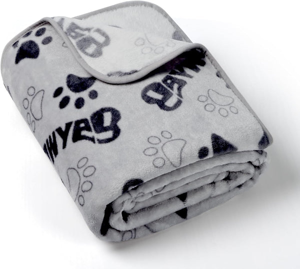 Dog Blanket, Premium Soft Washable Dog Blanket, 41x31inch Puppy Essentials, Cat Blankets Throw for Medium Small Dogs,