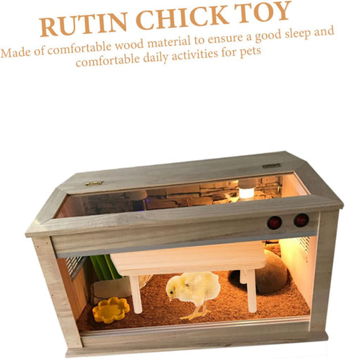Rutin Chicken Nesting Rack Wooden Pet Platform for Chickens Hamsters Exercise Play Table Comfortable Hideout