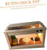 Rutin Chicken Nesting Rack Wooden Pet Platform for Chickens Hamsters Exercise Play Table Comfortable Hideout