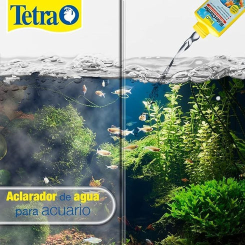 Tetra Water Clarifier, 8.45 oz Aquarium Treatment Solution, Clears Cloudy Aquarium Water, Safe for Fish and Plants, For