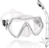 WACOOL Snorkeling Scuba Diving Package Set for Men Women, Anti-Fog Glass, Purge Valve, Anti-Splash Mouth Piece (Kids,