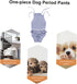 3pcs One-Piece Dog Period Pants Underwear for Female Dogs Light Grey Absorbent Diaper Design for Menstrual Care Keeps