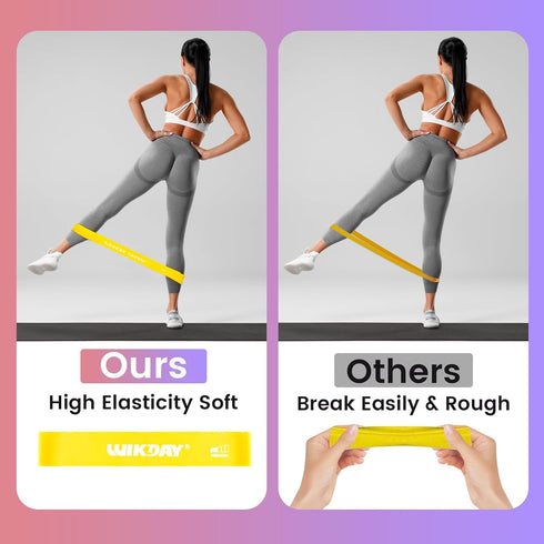 Resistance Bands Set for Working Out, Exercise Loop Bands for Men Women Body Stretching, Set of 5