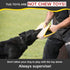 YES4QUALITY Durable Dog Bite Wedge 13x10 Inches | Tough Jute Tug Toy with 2 Comfy Handles | Ideal for Medium to Large