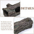 Large Hollow Log Tree Trunk for Reptiles, Lizard, Snake, Gecko, Axolotl, Turtles, Bearded Dragon Tank Decor