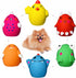 Squeaky Dog Toys for Small Dogs and Medium Breeds, 6pcs Squeaky Dog Balls (2.0 * 2.0 * 2.7inch)