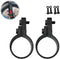 TOTIDE 2PCS Bike Fenders, Frame/Fork Mounting Clamp Bracket Adapter Cycling Repair Parts (40mm, Black)