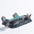 Resin Aquarium Military Thunderbolt Fighter Airplane Wreck Decoration for Fish Tank