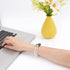 Wongeto Compatible with Fitbit Luxe Bands, Fashion Handmade Elastic Stretch Pearl Bracelet Replacement Strap for Women