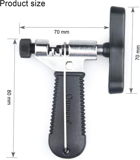 Oumers Universal Bike Chain Tool Kit, Chain Breaker & Installer for Road & Mountain Bicycles, Repair Kit