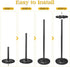 TP Baseball Bat Holder Display Rack - Solid Wood Organizer Holds 10 Bats, Sturdy Baseball Softball Bat Stand