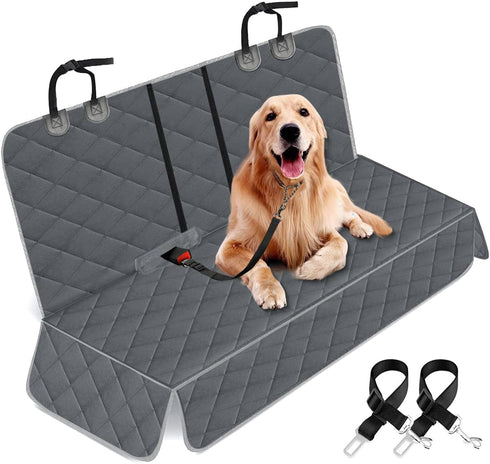 Yuntec Dog Car Cover for Back Seat Pet Protector Waterproof Bench Car