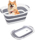 Goderewild Collapsible Pet Bathtub, 7.1 Gal (27L) - Foldable Bathing Tub with