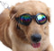 NACOCO Pet Glasses Dog Sunglasses for Golden Retriever and Samoyed, Big Dog Goggles (Black).