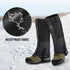 Waterproof Gaiters for Hiking, Lightweight Leg Gaiters with Upgraded Zipper Design, Breathable Shoe Gaiters for Men