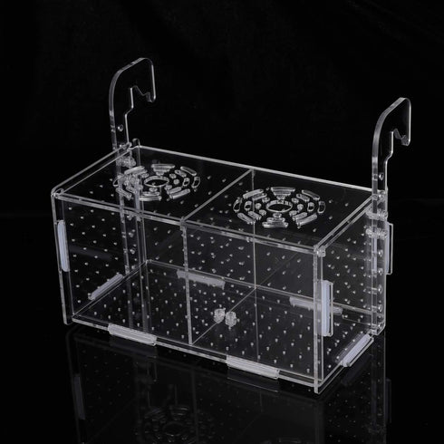 POPETPOP Fish Breeding Box, Acrylic Fish Acclimation Box for Small Fish and Shrimp