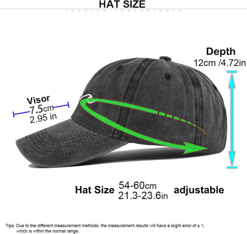 YOLAI Mens Womens Washed Distressed Baseball Caps Breathable Adjustable Dad Trucker Hat Sunscreen Sun Hats