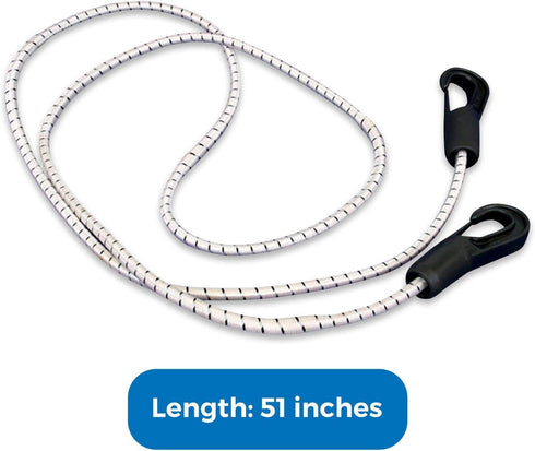 Water Gear Water Runner Hitch - Deep Water Tether Swimming Bungee Cord 51-inch, Holds You in Place - Stationary Swimmer