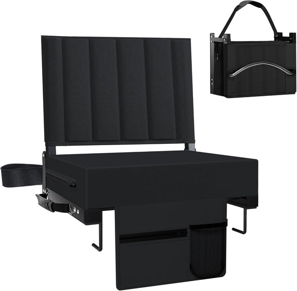 Aliphon Stadium Seat for Bleachers with Back Support and Cushion, Bleacher Seats