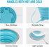 JBER Silicone Collapsible Travel Cup, Folding Camping Cup with Lids for Outdoor Hiking and Travel