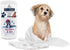 DAN RIVER 100% Cotton Dog Bath Towel, Ultra Soft 450 GSM, Quick Drying, 20x40 inches, White