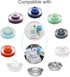 Wonder Creature Cat Fountain Filter for Aurora, Cupcake and 360° Stainless Steel Cat Water Fountain, 8 Filters