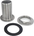 keehui 316 Stainless Steel Durable Combo Thru-Hull Fitting w/Nut and Custom Gasket for Boats, Yachts