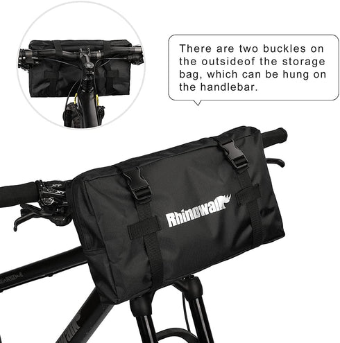 Rhinowalk Folding Bike Carry Bag, 26 Inch Thick Bicycle Transport Storage Case for Air Travel and Shipping