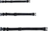 Classic Nylon Webbing Adjustable Dog Collars | Soft 3/4 Inch Wide with Quick Release Buckle for Medium Dogs (Black)