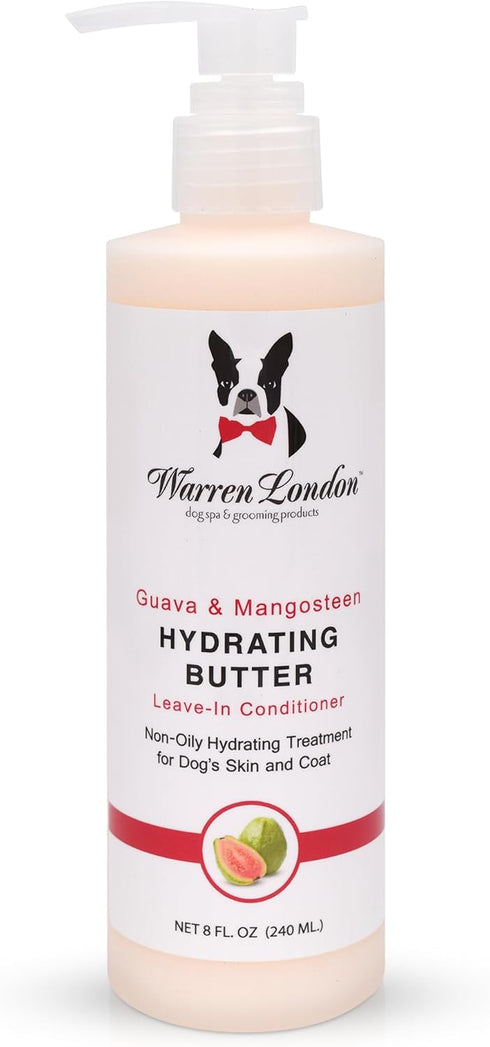 Hydrating Butter Leave in Pet Conditioner for Dogs - 8oz, Aloe Puppy & Dog Conditioner for Skin and Coat by Warren