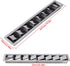 8 Acouto Boat Louver Vent,Marine Vent Grille Oblong Stainless Steel Slots Grid Cover Boat Shutters Blind Louvre