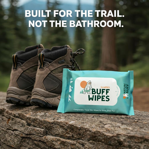 8 8 Inch Backpacking 24 Count Camping Wet Wipes x Full Body Wipes Biodegradable Unscented Outdoor Travel Wipes