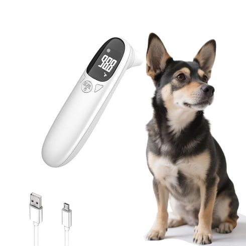 ZLZDIGIH-XB Cat & Dog Thermometer, pet Ear Thermometer, Specially Designed for Pets, Quickly