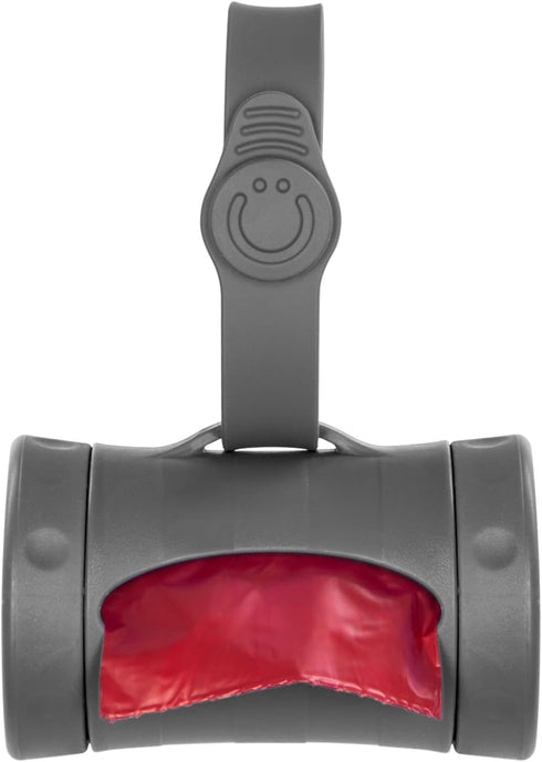 Ubbi Retractable Dog Poop Bag Holder and Dispenser with Silicone Strap Leash