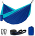 Portable Hammock Camping, Single/Double Hammocks for Outdoor Hiking, 210D Nylon Swing for Backyard & Garden