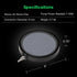 VIVOSUN Air Stones Disc 5 x 5 Inch, with Shell for Aquarium and Hydroponics Air Pump