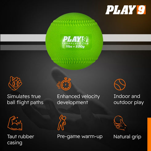9 Set Shop Play Plyoball Weighted Ball for Throwing and Pitching Training - Training Balls for Softball - Builds Speed