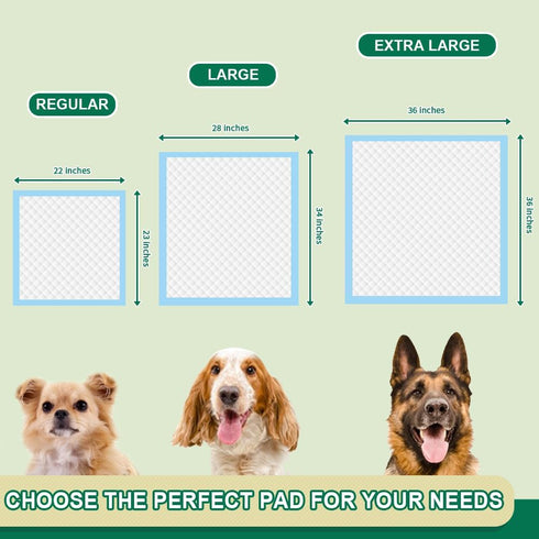 IMMCUTE 22"x23" 100 Count 6-Layer Puppy Pads | Leak-Proof & Super Absorbent Dog Training Pads | Disposable Potty Pads