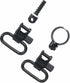 Uncle Mike's 115 RF Blued 1', .22 Band, Clam QD Super Swivel Full Band, Black